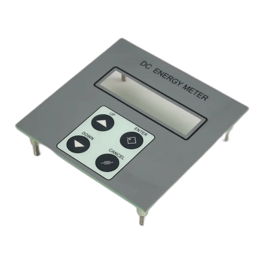 HMI assembly membrane switch PCB product cutout