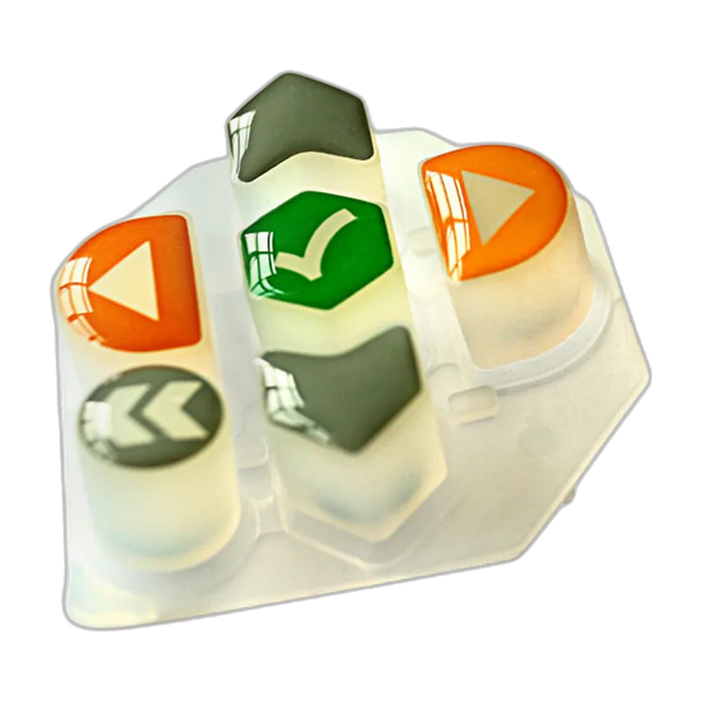 backlit silicone rubber keypad transparent product cutout