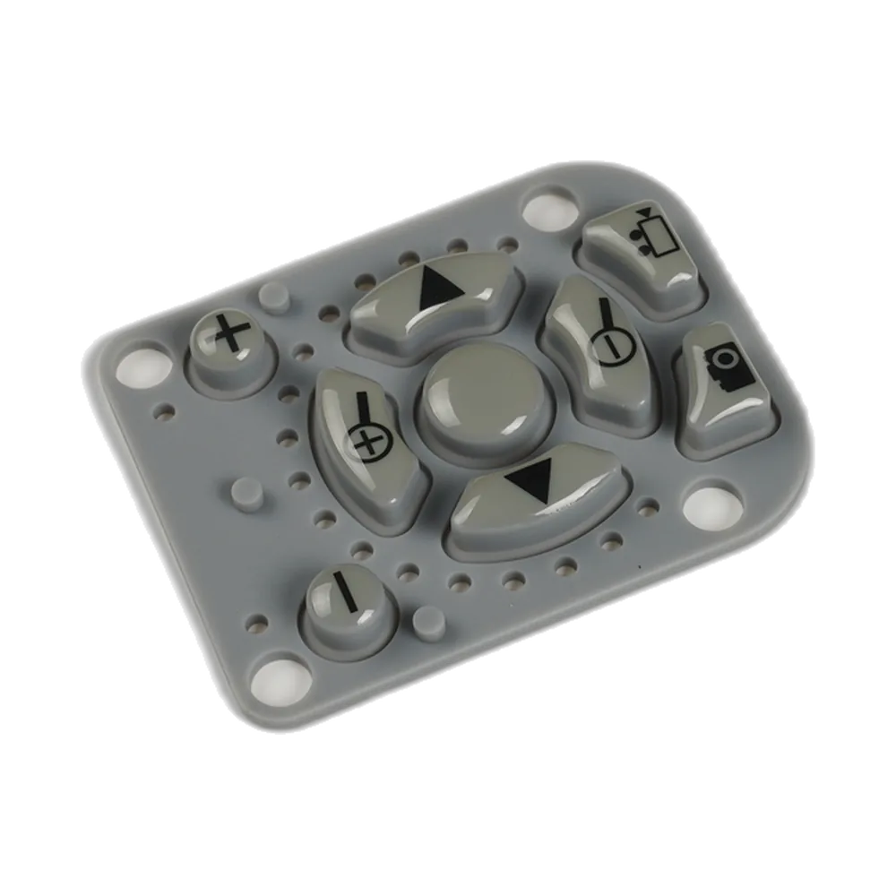 conductive rubber keypad transparent product cutout