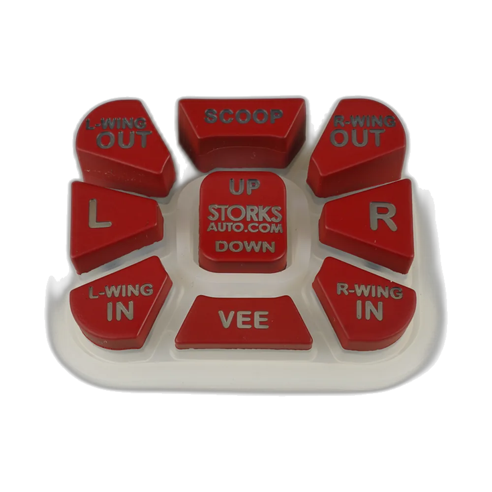 laser etched silicone keypad transparent product cutout