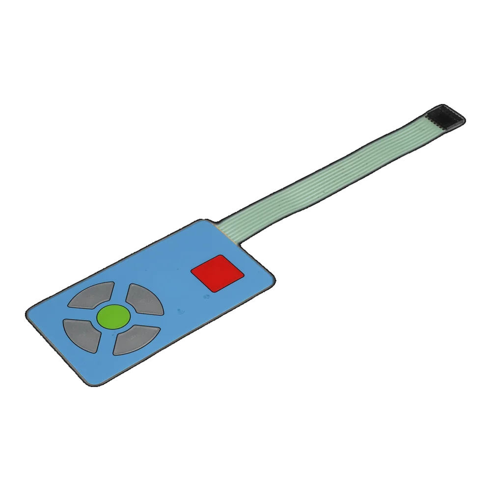 membrane button switch transparent cutout without photo background