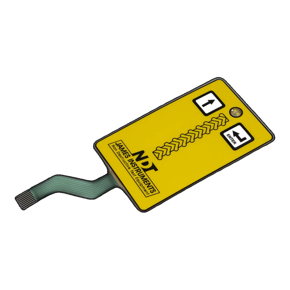 metal dome membrane switch transparent cutout without photo background