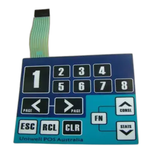 membrane switch product cutout for OEM control interface articles